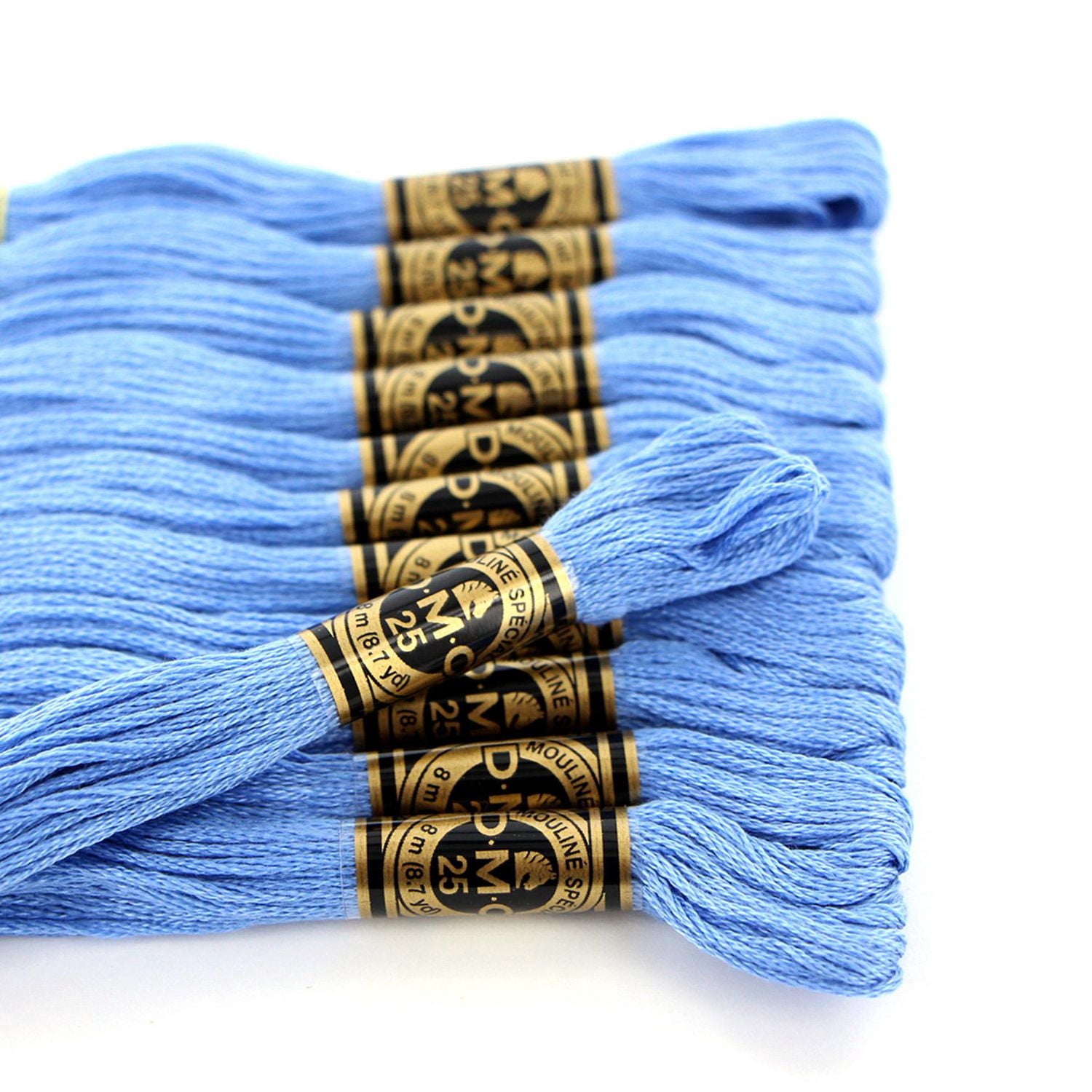 DMC bleu coton 6 Strand Floss 8 m (8.75 yd)
