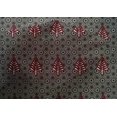 thumbnail image 4 of oneOone Cotton Silk Black Fabric Tree & Geometric Block Sewing Craft Projects Fabric Prints By Yard 42 Inch Wide, 4 of 4