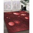thumbnail image 3 of Ahgly Company Tapis Rectangulaire Lavable en Machine Intérieur Transitionnel Rouge Bordeaux, 7 Pieds x 10 Pieds, 3 of 7