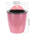 thumbnail image 2 of Unique Bargains 5 Inch Self Watering Plant Pot Hanging Planters with S Hooks, Pink 3 Pack, 2 of 7