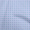 thumbnail image 1 of oneOone Polyester Spandex Dusty Blue Fabric Geometric Craft Projects Decor Fabric Printed By The Yard 56 Inch Wide, 1 of 4