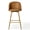 Brown, variant on Homy Casa 2-Piece 26'' Counter Bar Stools, Swivel PU Leather Bar Chairs for Kitchen Island, Brown