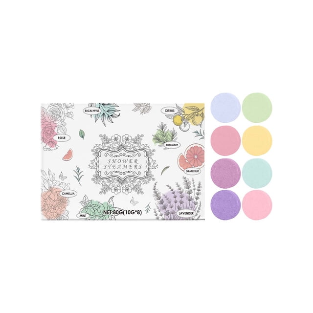 fheaev Bath Aromatherapy Tablets Enjoy Your Bath And Unwind With A Wide Range Of Flavors 80g