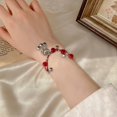 thumbnail image 4 of Dvkptbk Bracelet Chineses-Style Fus Card Hand-Woven Double Red Rope Bells Bracelet Gift Jewelry, 4 of 4