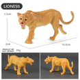 thumbnail image 1 of Wild Animal Toy Set 12 Piece Children's Educational Simulation Model with Soft Fabric Construction and Lifelike Texture, 1 of 3