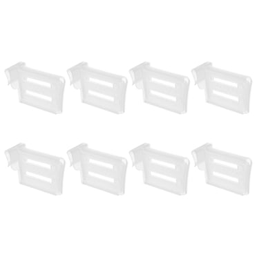 Miangastore 8Pcs Refrigerator Storage Racks Transparent PP for Families