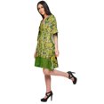 thumbnail image 4 of Moomaya Robe Courte de Caftan de Plage, Robe de Couverture Imprimée, Kaftan pour Femmes, Tenue de Plage, Couverture, 4 of 4