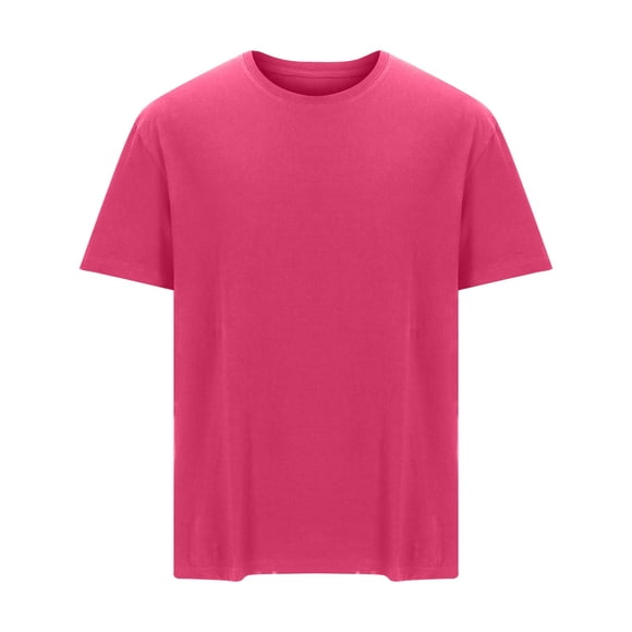 Black Undershirts Men Men's T-Shirts Cotton Crew Neck Tee Shirts Basic Casual Wear T Shirt 5XL