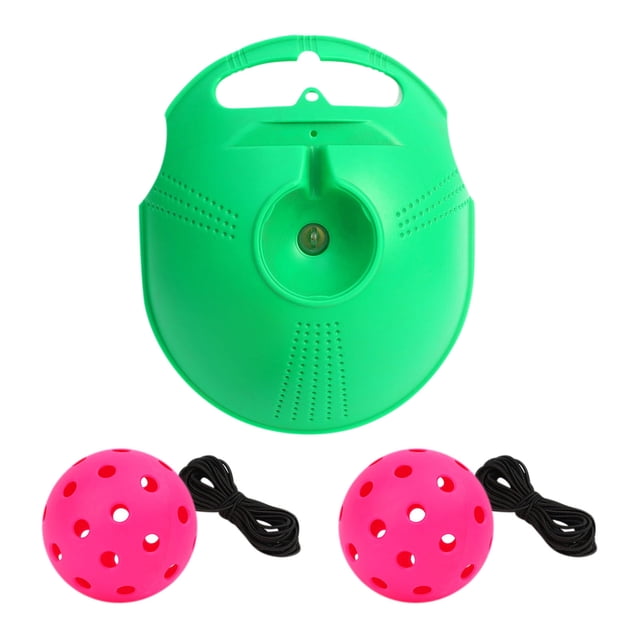 Kyusrd Summer Outdoor Patio Deals!Pickball Trainer Training Base High Elastic Plastic Hole Ball Beginner Practice
