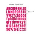 thumbnail image 2 of Uxcell 1 inch Self Adhesive Waterproof Vinyl Letter Number Sticker Set, 8 Sheet Fuchsia, 2 of 6