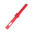 thumbnail image 4 of Aluminum Pocket Ruler Scribing Ruler Hole Punching Ruler Sliding Stop Durable Accurate Scale CNC Processes Ruler 30cm, 4 of 10