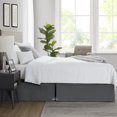 thumbnail image 2 of SGI Bedding 11 Inch Pleated Bed Skirt | Microfiber Bed Skirt | Fade Resistant, Wrinkle Free, Anti-static, Decorative, Extra Storage Space, Clutter-Free | Full, Dark Gray, 2 of 5