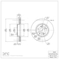 thumbnail image 4 of Dynamic Friction Disques de Frein avant Revêtus GEOSPEC 604-59039 (1) pour Honda Accord 2013-2022 de l'Entreprise, 4 of 4