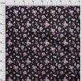thumbnail image 4 of oneOone Polyester Spandex Black Fabric Florals Sewing Material Print Fabric By The Yard 56 Inch Wide, 4 of 4