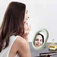 thumbnail image 4 of Dvkptbk Candy Mirror High Value Foldable Wall Mounted Multifunctional Desktop Makeup Mirror HD Dormitory College Style Makeup Mirror Home Decor, 4 of 6
