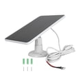 thumbnail image 2 of Solar Panel for Security Camera, 5V 10W Continuous Solar Power Supply, IP66 Waterproof Solar Charger with 9.8ft Cable, Compatible with  Doorbell 2K 2 3 3+ 4 Plus, 2 of 7
