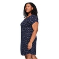 thumbnail image 4 of George Women's Plus V-Neck Nightshirt, 4 of 6