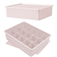thumbnail image 4 of Compartment Storage Case with Lid, Storage Box Drawer Organizer for Underwear Panty Organizing, 11x8x3 Inches, 4 of 8