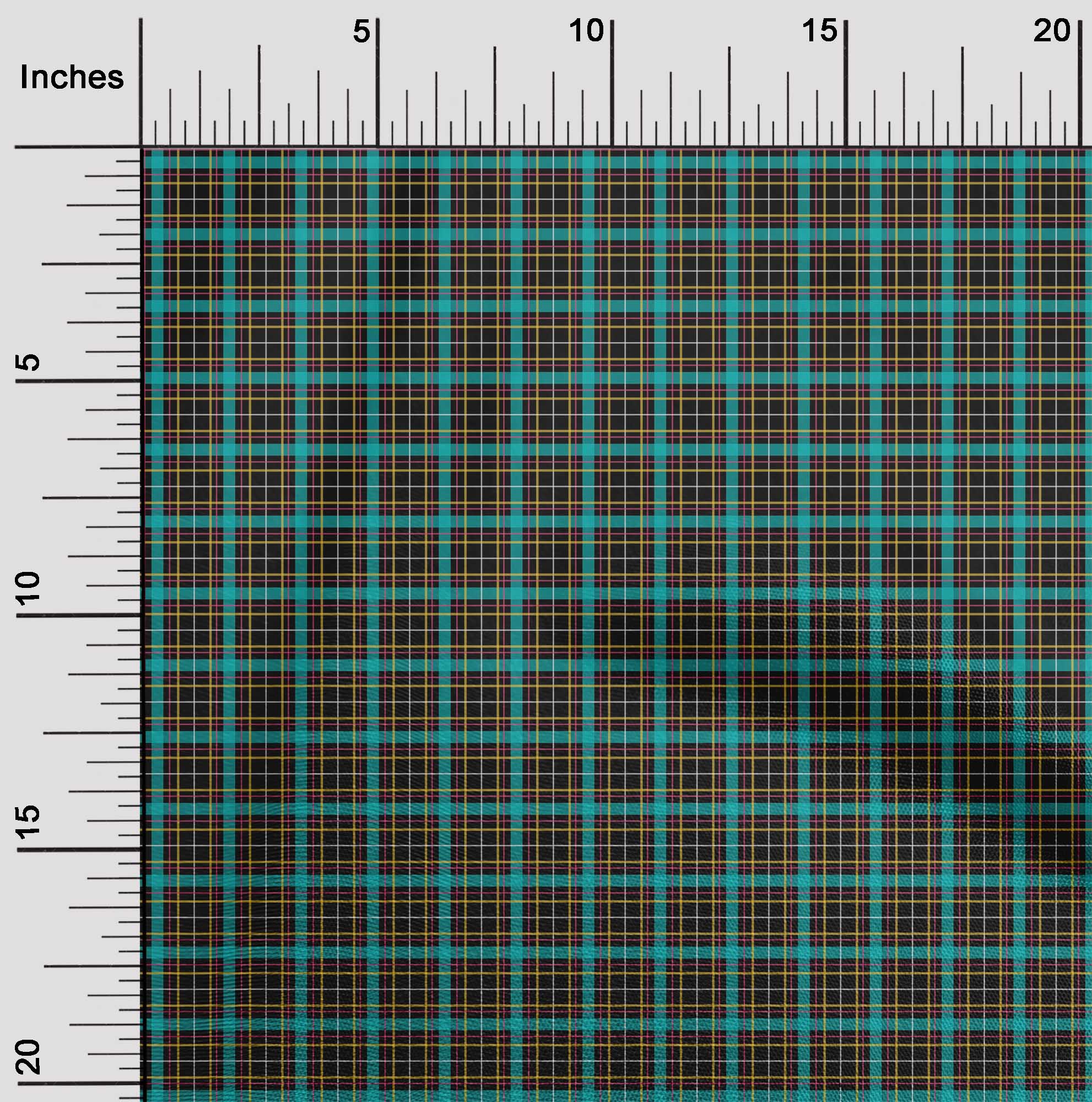 oneOone Viscose Chiffon Fabric Madras Check Print Fabric By The Yard 42 Inch Wide