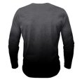 thumbnail image 4 of Men's Printing Button Casual Long Sleeve Round-Neck Blouses Shirts RXIRUCGD Gris Foncé, Taille: L, 4 of 4
