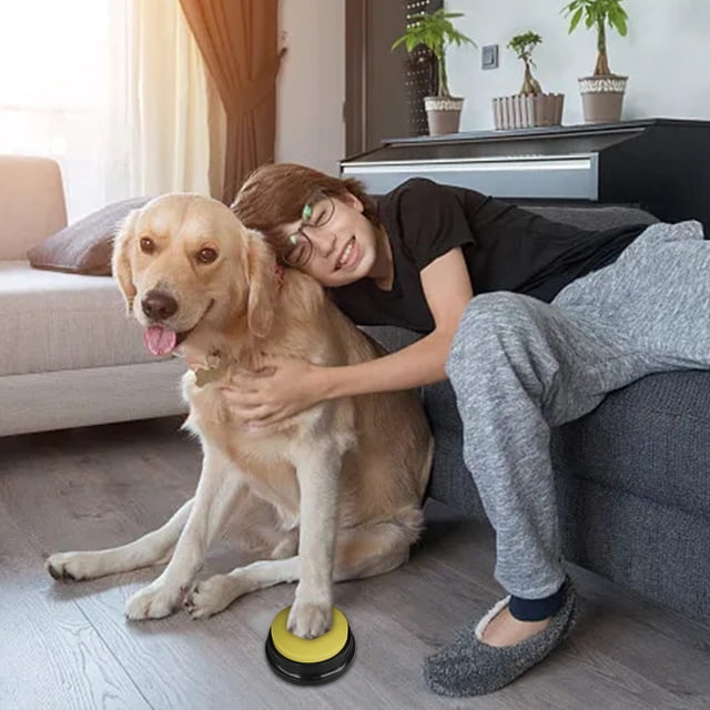 KTTECTOA Dog Barking Dinner Pet Communication Button Training Talking Toy Recording Vocalizer Extrusion Box Voice Sound Box Clearance Christmas Canada Days Kids Games Boy Toys