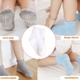 thumbnail image 4 of 6 Pieces Kids Stockings Socks with Nice Elasticity Comfortable Wearing Simple Style Good Craftsmanship Hose Keep Crawing medium white 8-10, 4 of 6