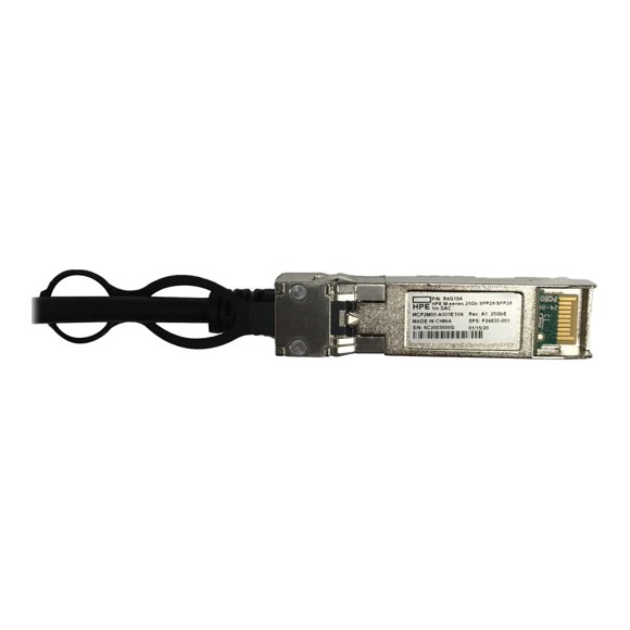 HPE StoreFabric M-Series - Câble direct attach 25GBase-CU - SFP28 à SFP28 - 3.3 Pieds - pour HPE SN2010M 25GbE, SN2410M, SN2410M 25GbE; Tissu de Magasin SN2010M, SN2410M, SN2410M 25GbE