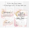 thumbnail image 3 of Inkdotpot Set Of 30Gender Reveal Baby Shower Invitations-Diaper Raffle Tickets And Baby Shower Book Request Cards Twinkle Twinkle Little Star Invites Its A Boy Its A Girl, 3 of 8