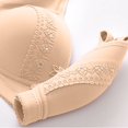 thumbnail image 3 of Besolor Wireless Bras for Women High Support Push up Gathering Bralettes Soft Full Coverage Underwear 2 Pack, 3 of 6