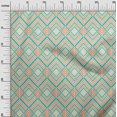 thumbnail image 2 of oneOone Cotton Flex Fabric Diamond Geometric Printed Fabric 1 Yard 40 Inches Wide, 2 of 4