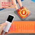 thumbnail image 3 of Electric Heating Pad Under Desk Foot Warmer With Timer Auto Shut Off Machine Washable For Home Office, 3 of 6