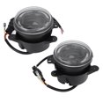 thumbnail image 2 of 2 Pcs 4 Po Pare-Chocs avant LED Feux de Brouillard Ronds de Remplacement pour Jeep Wrangler 20072018, 2 of 14