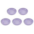 thumbnail image 2 of Vrorvz 5PCS Microwave and Dishwasher Safe Reusable Plastic Dinner Plates Set Lightweight for Kitchen and Camping Eco Friendly to Traditional Dinnerware, 2 of 8