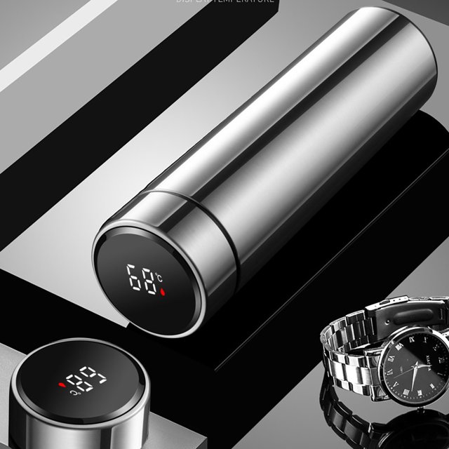 Mother's Day Gift's,Intelligent Insulated Cup with Temperature Display, 304 Stainless Steel Insulated Water Cup for Men, Digital Display Insulated Tea Cup, Temperature Control Mug, $BS$3