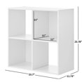 thumbnail image 2 of Mainstays Kids 4-Cube Organizer, White, 2 of 5