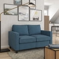 thumbnail image 4 of CorLiving Georgia Linen-Like Upholstered Two Seater Indoor Loveseat, 4 of 6