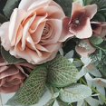 thumbnail image 4 of ORUYROP 30 Inch Decorative Floral Swag,Spring Rose Swag with Green Leaves and Welcome Sign,Artificial Floral Swag for Lintel Wedding Arch Home Party Garden Decor, 4 of 7