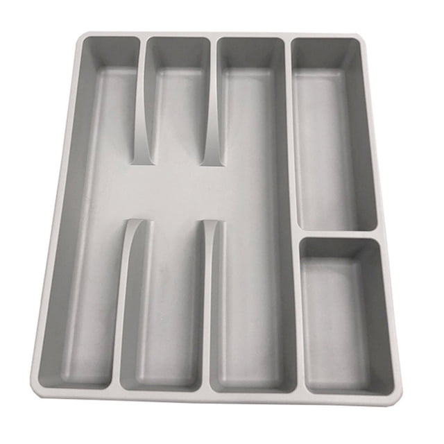 Food Storage ShengDrawer Kitchen Drawer Organizer Silverware Holder Utensil Organizer Cutlery Organizer Tray for Kitchen Drawer Flatware Modern Storage Solution