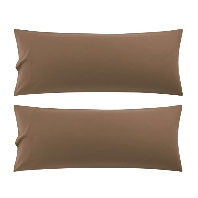Unique Bargains Microfiber Long Pillowcases Envelope 2pcs(Pillow insert not included)