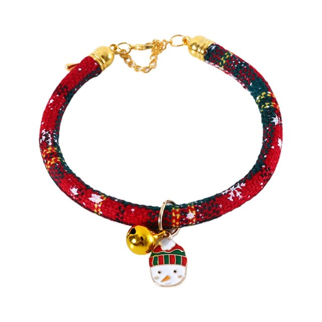 Collier pour Animaux de Compagnie Super Doux Réglable Usure Fermoir Résistant Conception avec Extension Chaîne Chien Collier de Chat avec Cloche Dessin Animé Pendentif Décor Fournitures pour Animaux de Compagnie