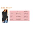 thumbnail image 2 of Womens Color Block Long Sleeve Leopard Print Tops Round Neck Striped Loose Casual Shirts Tunic Tops, 2 of 2