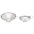 thumbnail image 1 of Wide Mouth Funnel,2Pcs Household Stainless Steel Kitchen Hopper Canning Funnel Cup Luxury Finish, 1 of 8
