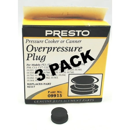 Glife 3 Pk, Bouchon de Surpression pour Autocuiseur Presto 09915