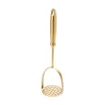 thumbnail image 1 of Stainless Steel Potato Masher Tool Effortless Arc Design for Smooth Mashing Kitchen Utensil Durable and Dishwasher Safe, 1 of 6