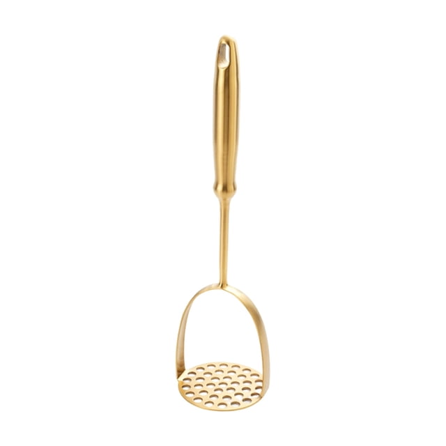 Stainless Steel Potato Masher Tool Effortless Arc Design for Smooth Mashing Kitchen Utensil Durable and Dishwasher Safe