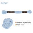 thumbnail image 2 of Unique Bargains Pale Blue Embroidery Floss, 8m, 12 Skeins, 2 of 6