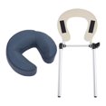 thumbnail image 2 of lionlar Massage Table Face Cradle with Pillow Cushion Support Bracket SPA Adjustable Deep Blue, 2 of 9