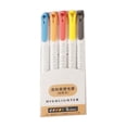 thumbnail image 1 of Lisbinx Double-Ended Highlighter Marking Pen Set for Notes, 5 Colours, 10 mL Ink Per Pen, Dual Tips for Underline and Highlight, Pen for Paper, 1 of 6