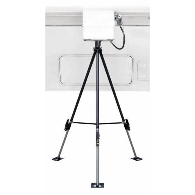 BAL RV Fifth Wheel King Pin Stabilizer Jack Stand 25066 Tripod FASTJACK; Use To Stabilize Front Of Fifth Wheel Travel Trailer; Height Adjustable 37 Inch To 60 Inch