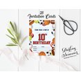 thumbnail image 3 of Darling Souvenir Multicolor Birthday Invitation Card 28 Pcs Fill or Write In Blank Invites Printable Party Supplies 5 x 7 Inches, 3 of 5
